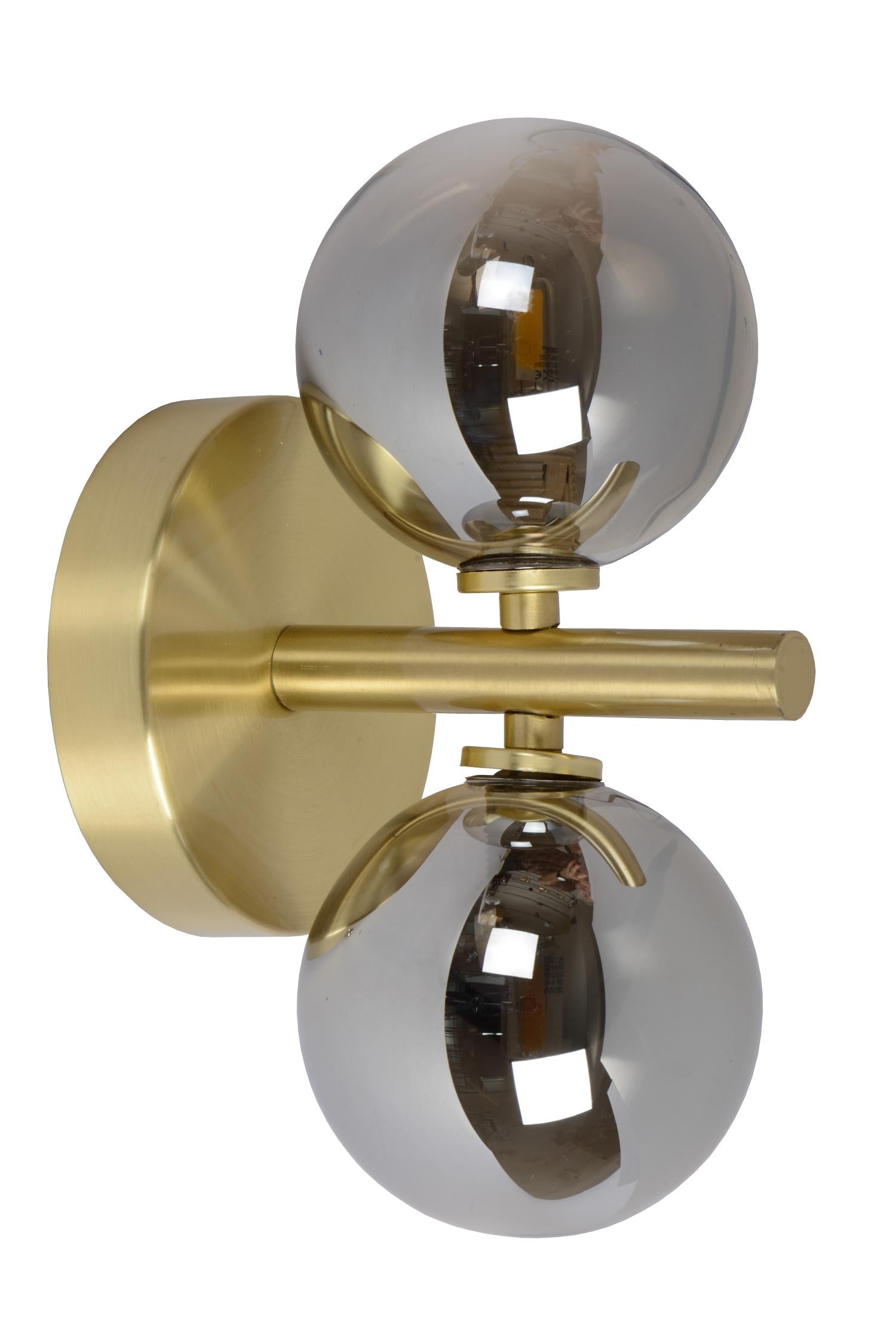 Lucide TYCHO Wandlamp - Mat Goud | Messing