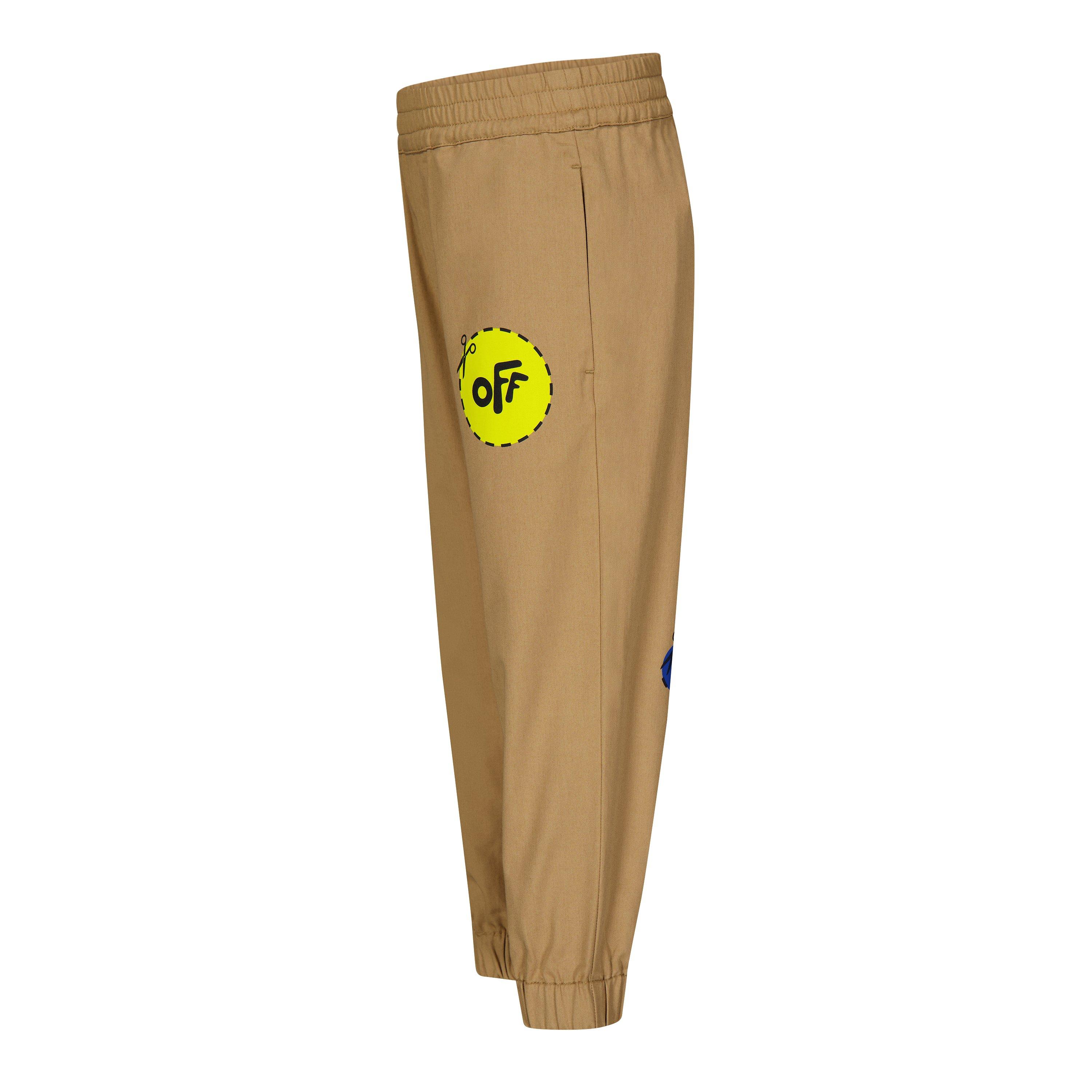 Off White Jogging Bottoms Infants