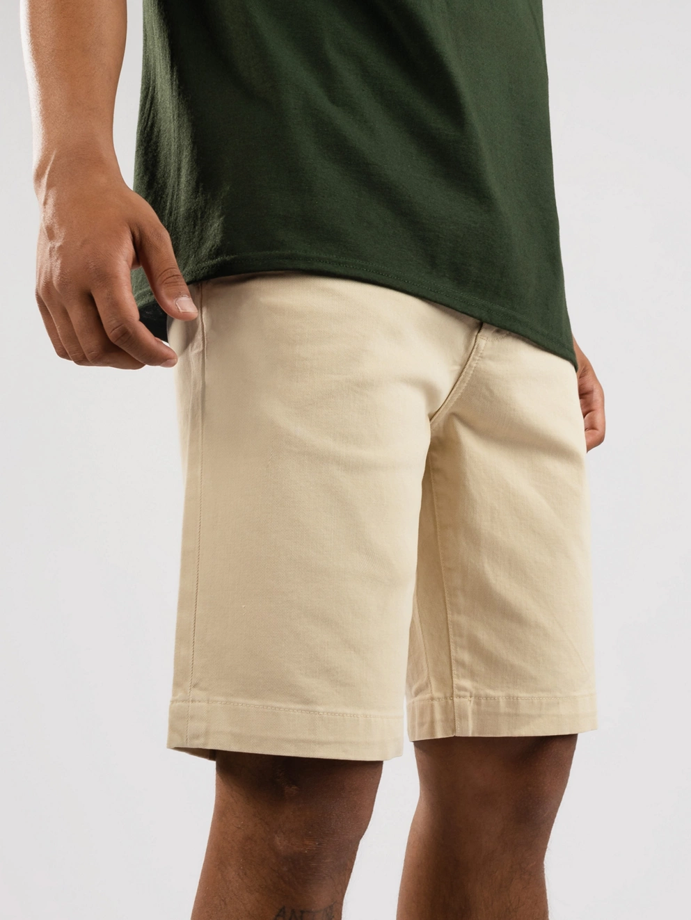 Denim Project Chino Denim Shorts bleached sand