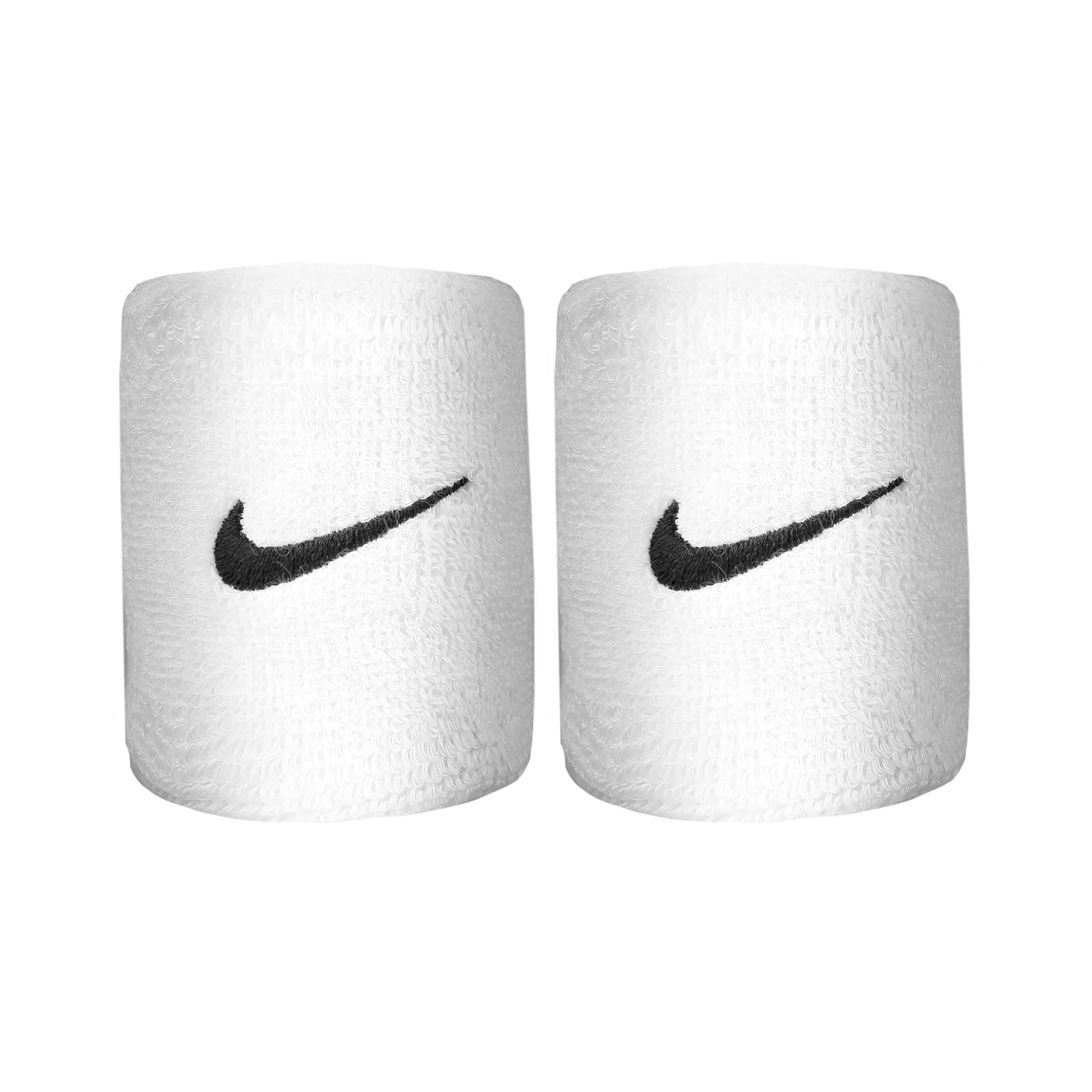 Nike Swoosh Poignet Pack De 2 Unités - Blanc , Noir