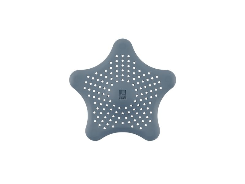 Umbra Waschbeckenstöpsel Starfish Blau Haarfangsieb