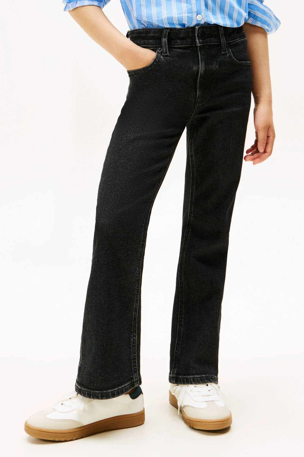 Tommy Hilfiger flared jeans black denim