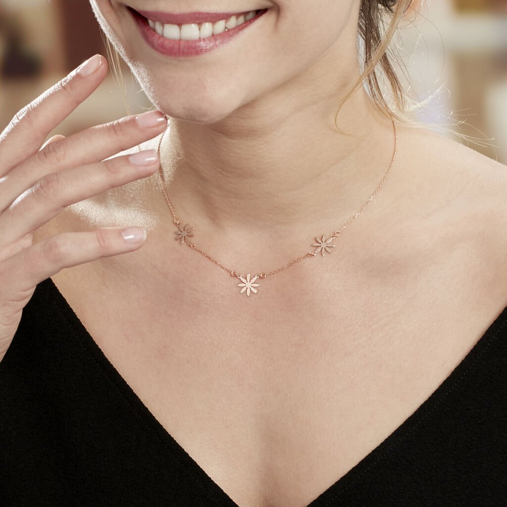 Collier Olva Argent Blanc