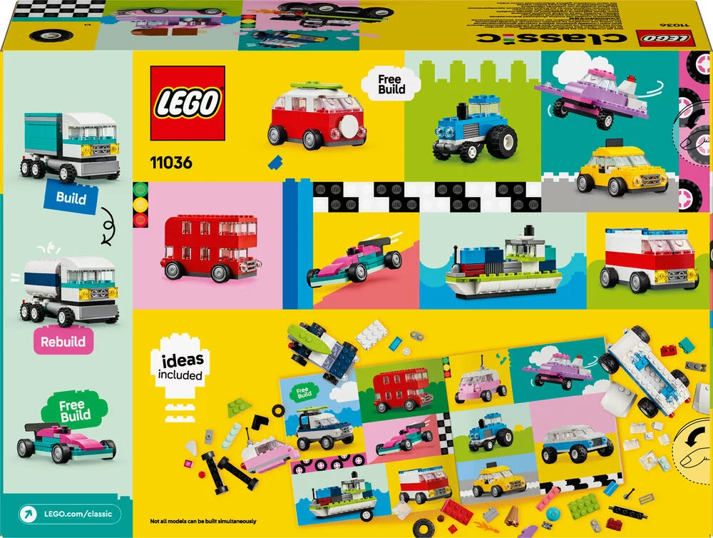LEGO®CLASSIC 11036 - LES VEHICULES CREATIFS