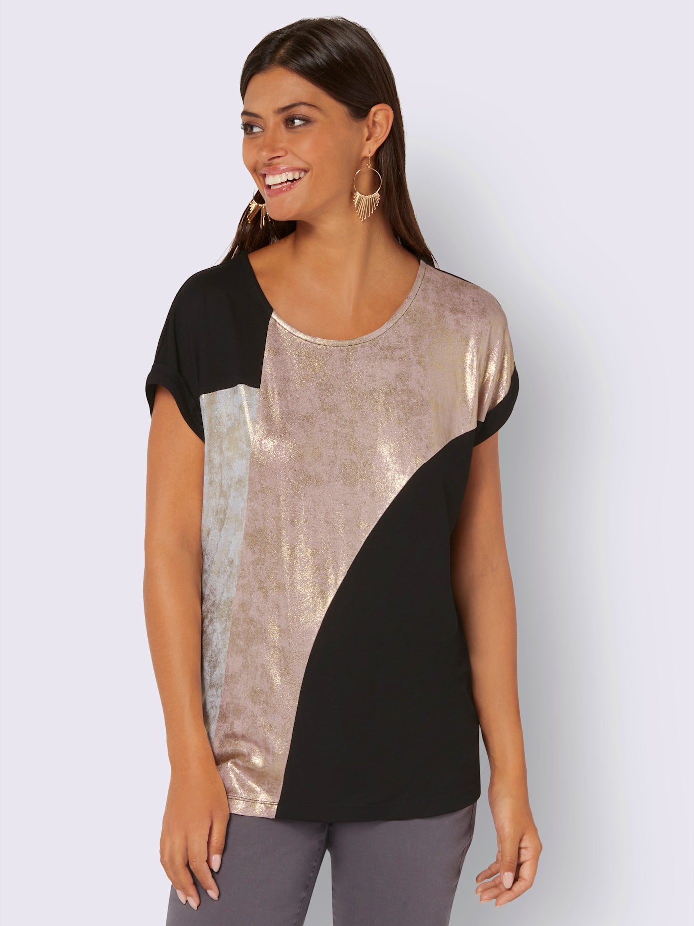 T-shirt pure viscose