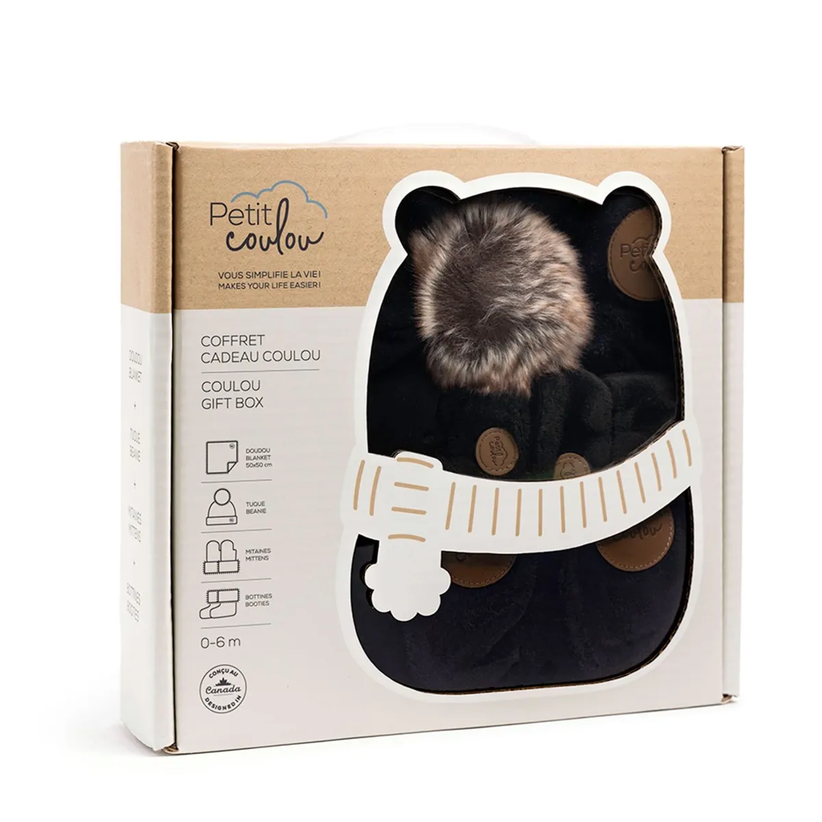 Petit Coulou Coffret Hiver (4 items) Onyx 0-6mois