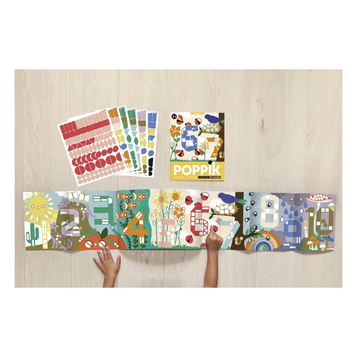 Poppik Poster sticker les nombres