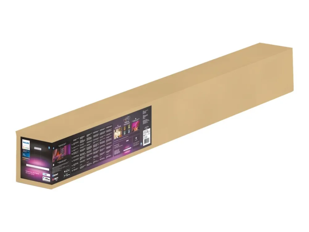 Philips Hue White and Color Ambiance Ensis - Vedhængslampe - LED x 2 - 79 W (tilsvarende 175 W) - klasse G - 16 millioner farver/varmt til køligt hvidt lys - 2000-6500 K - hvid