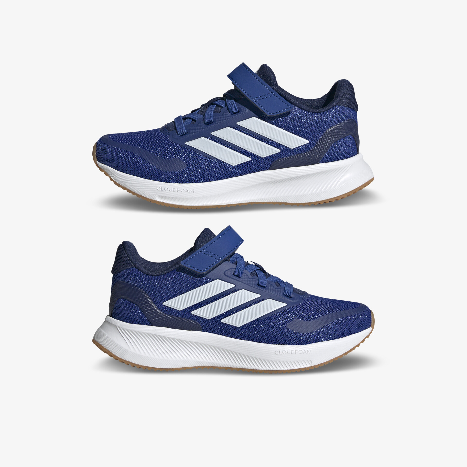 adidas RUNFALCON 5 EL C Kinder Hallensportschuhe blau