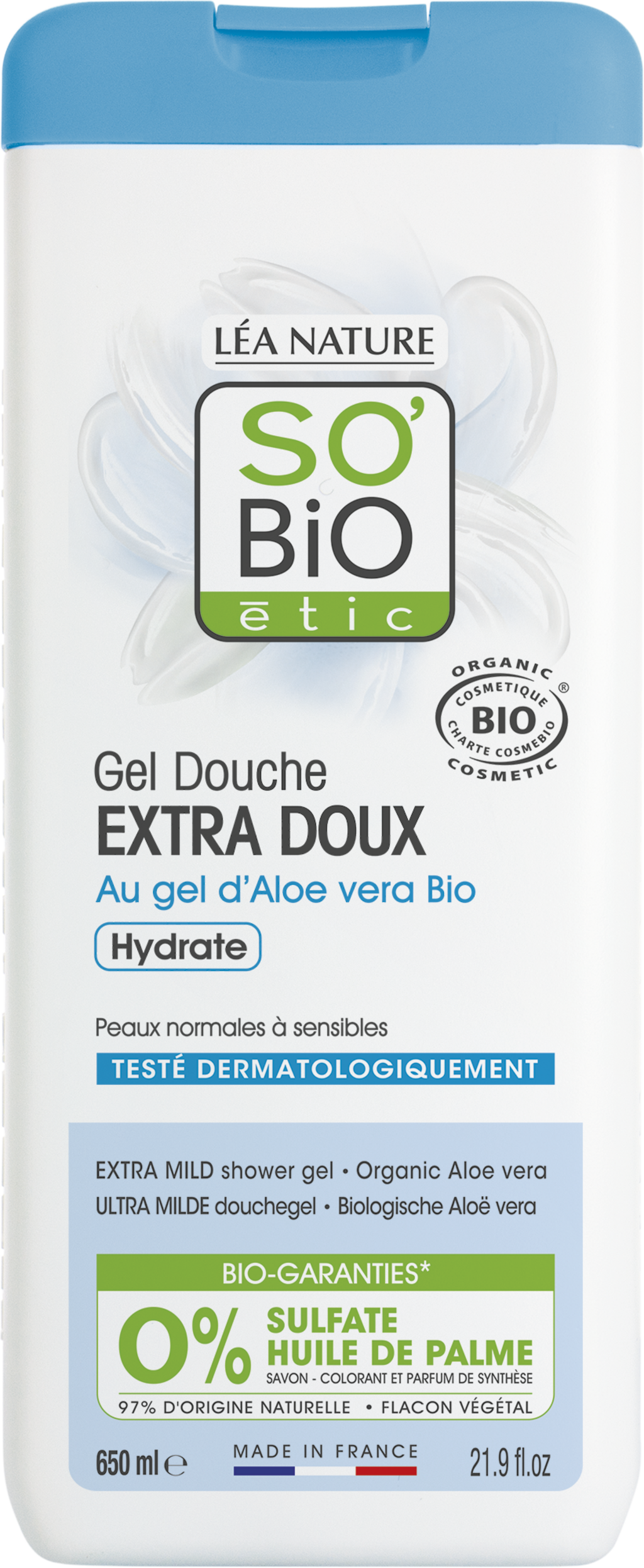 LÉA NATURE SO BiO étic  Extra Mildes Duschgel Aloe Vera, 650 ml