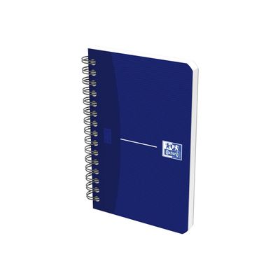 Oxford Office Essentials - Carnet à spirale 9 x 14 cm - 180 pages - petits carreaux (5x5 mm) - disponible dans différentes couleurs