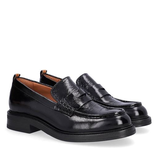 Billi Bi A8446 Loafers, Black Naplack, 41
