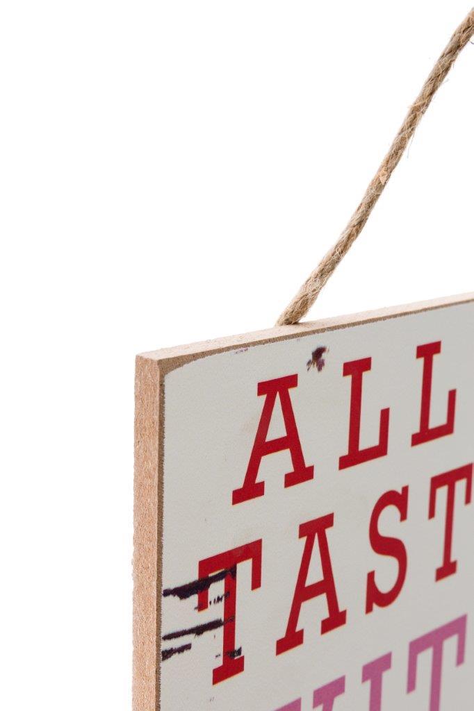 Holzschild - With Love - 40x16 cm