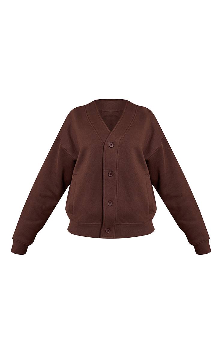 Chocolat Sweat Petite Avec Boutons Et Poches Latérales