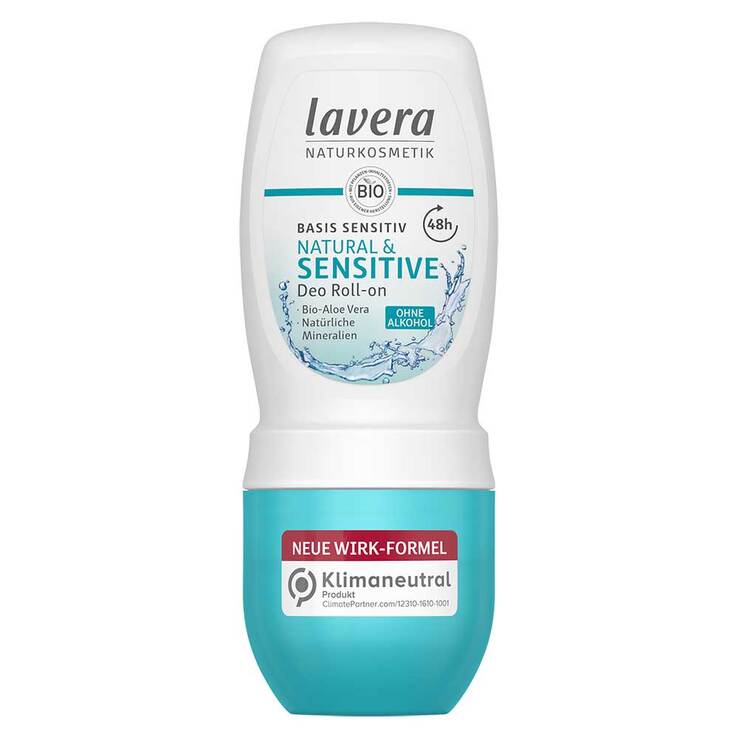 Lavera Deodorant Roll-on basis sens.natural & sens., 50 ml