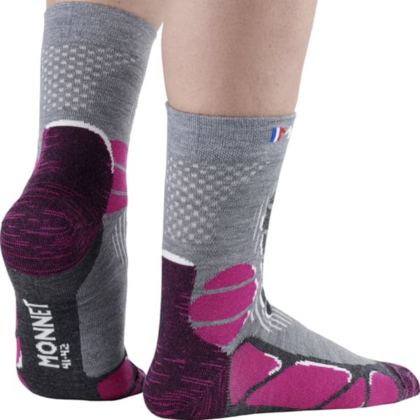 Chaussette randonnée MONNET MID EXTRA LIGHT ROSE