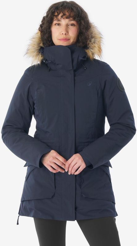 Waterdichte wandelparka voor dames -20°c nh900 blauw