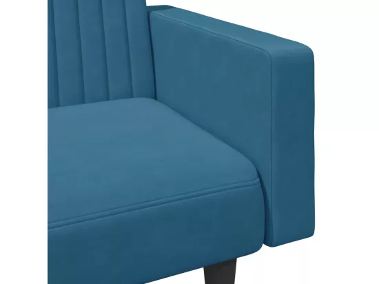 Ensemble de canapés 2 pcs bleu velours