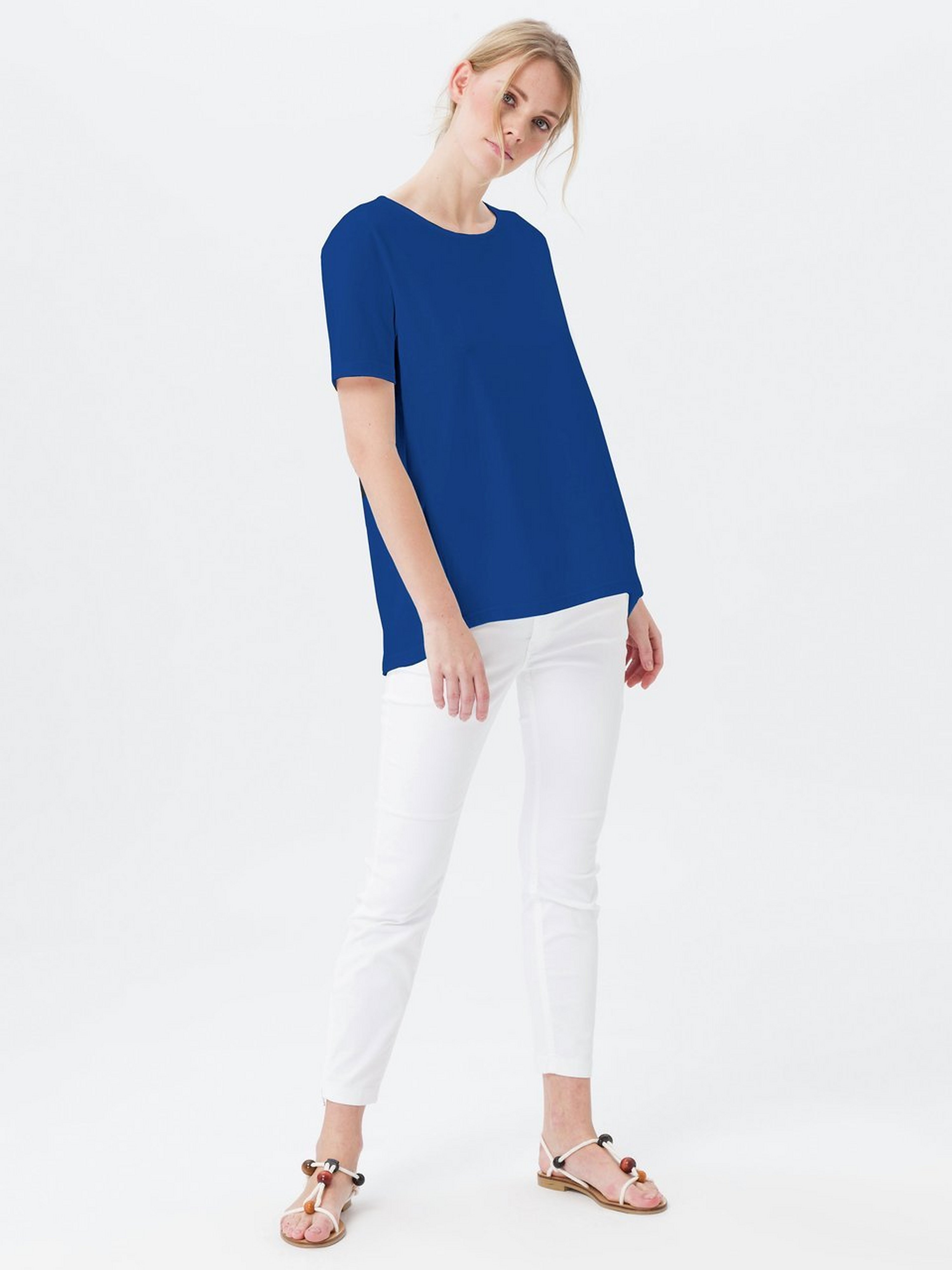 Rundhals-Shirt