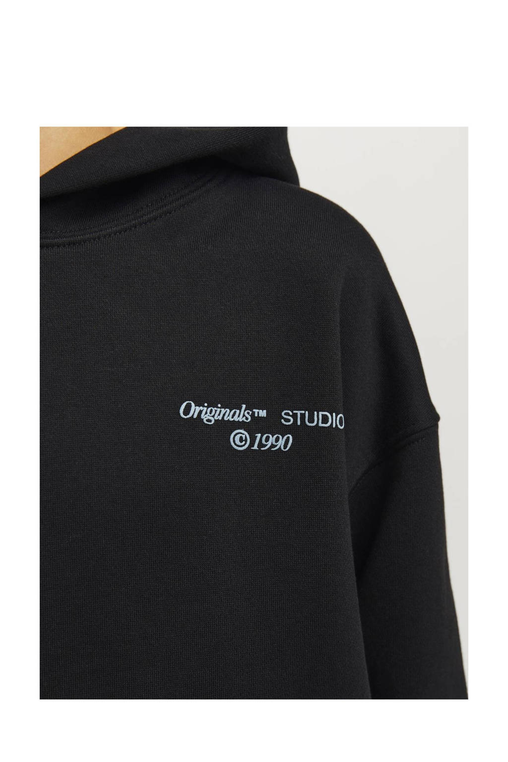 JACK & JONES sweater JORNOHO met backprint zwart