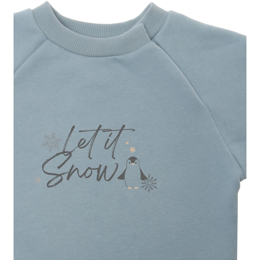 Liliput Sweatshirt let it Snow hellblau