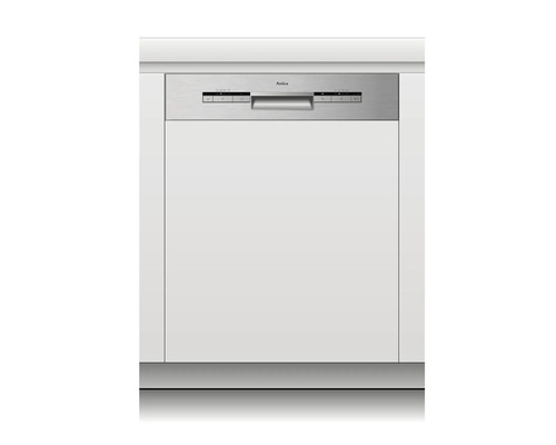 Amica EGSP 14797 E semi-geïntegreerde vaatwasser, 60 x 82 x 58 cm, voor 12 couverts, 11 l inhoud, 49 dB(A)
