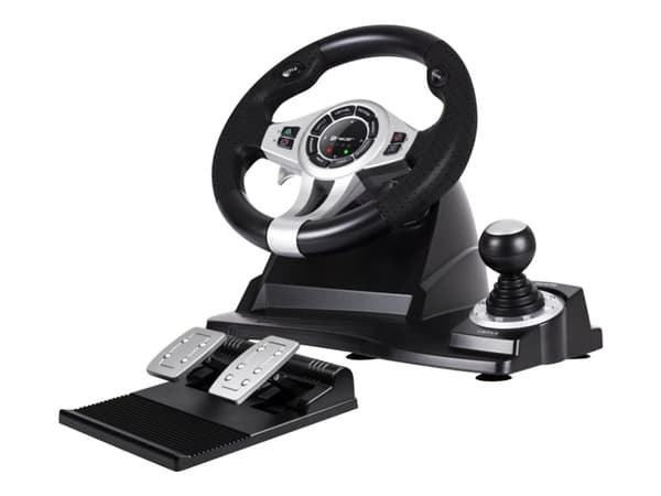Tracer Roadster 4 in 1 - Sett for hjul, pedaler og girskiftehevarm - kablet - for PC, Sony PlayStation 3, Microsoft Xbox One, Sony PlayStation 4