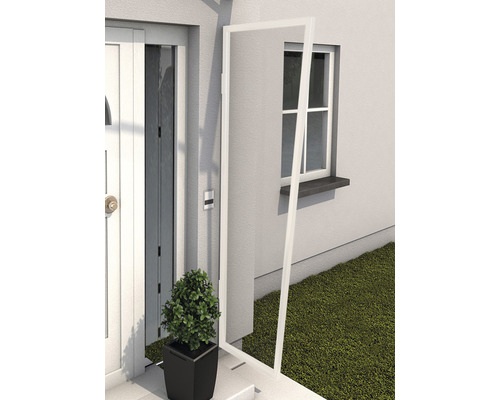Gutte zijpaneel B1 wit acryl gashelder