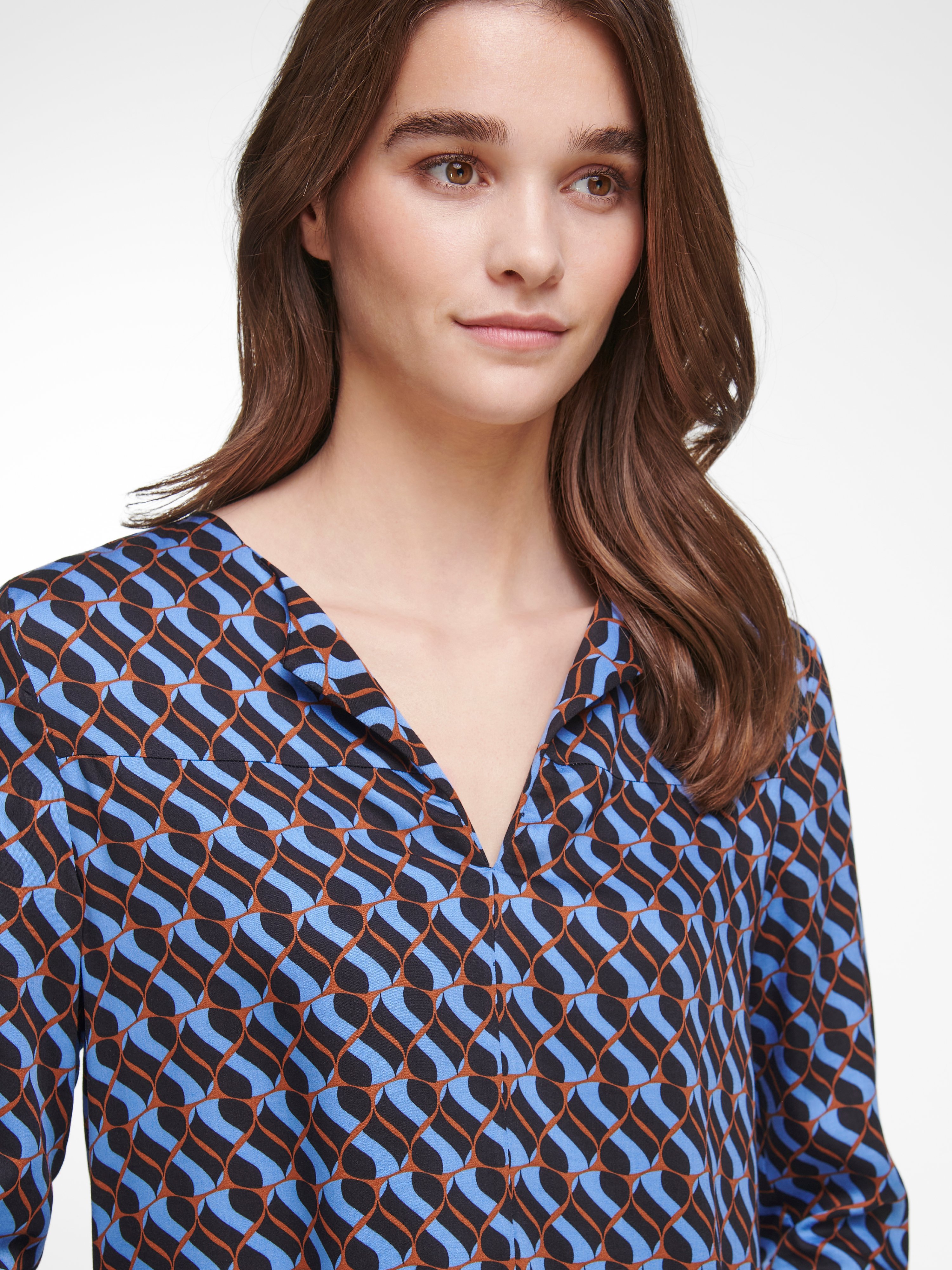 Bluse mit 3/4-Arm