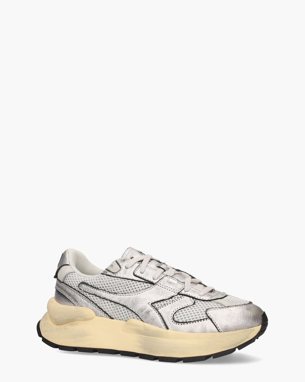 Diadora Heritage Mercury Elite Used Zilver Damessneakers