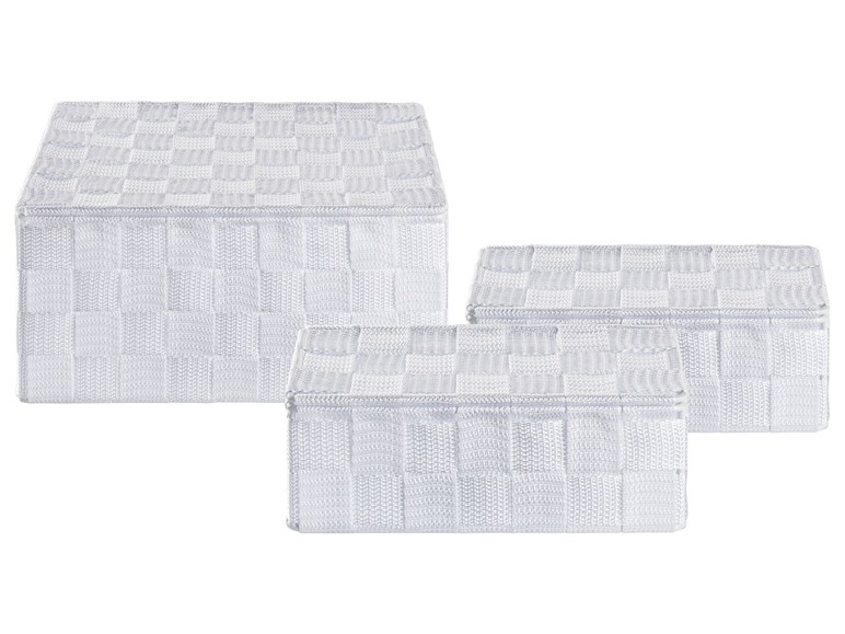 Gevlochten opbergboxen