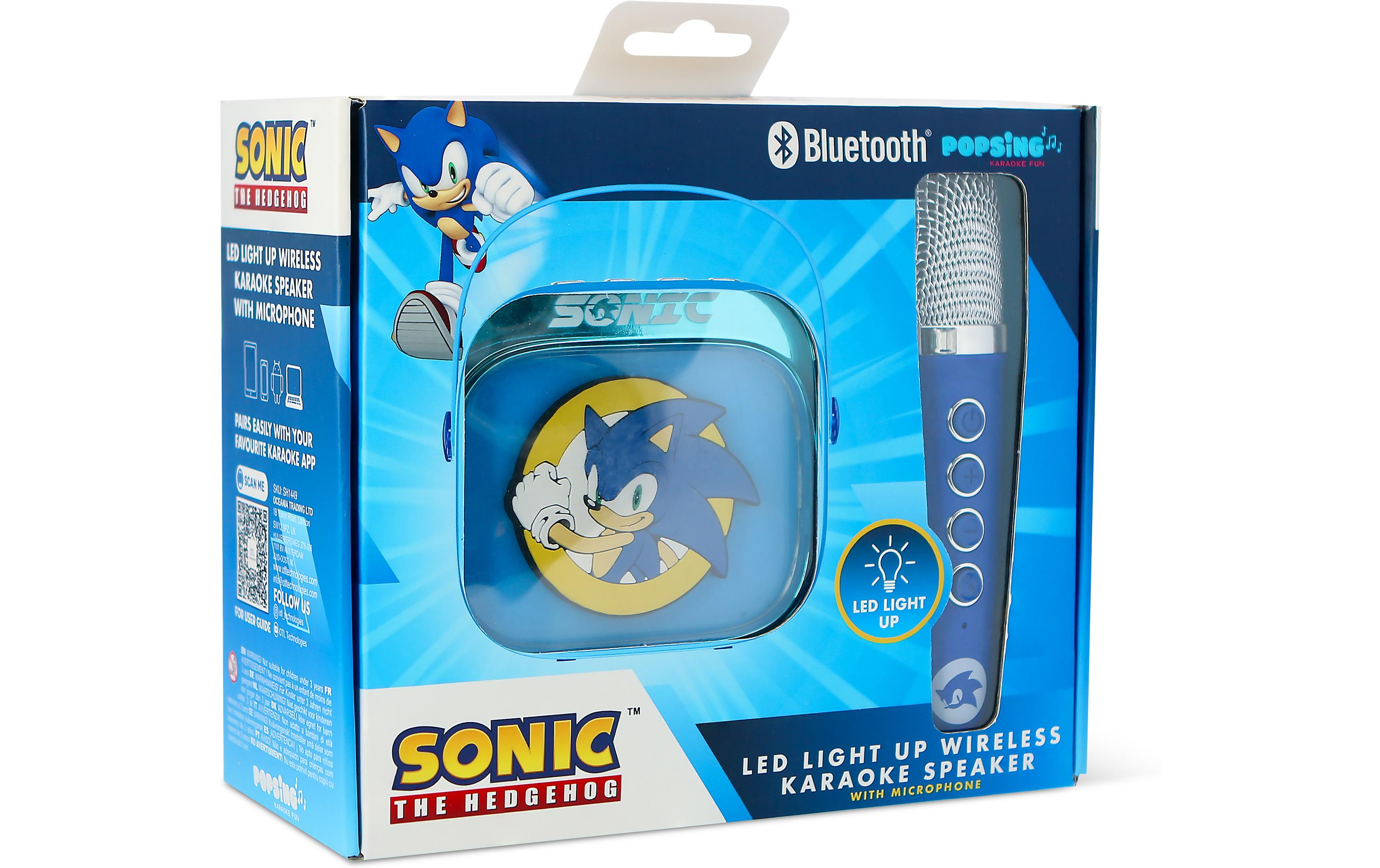 Sonic LED Wireless Karaoke Lautsprecher und MikrofonMit LED-Leuchten