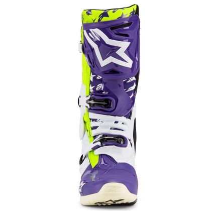 Bottes cross Alpinestars TECH 10 2025 - Blanc / Violet