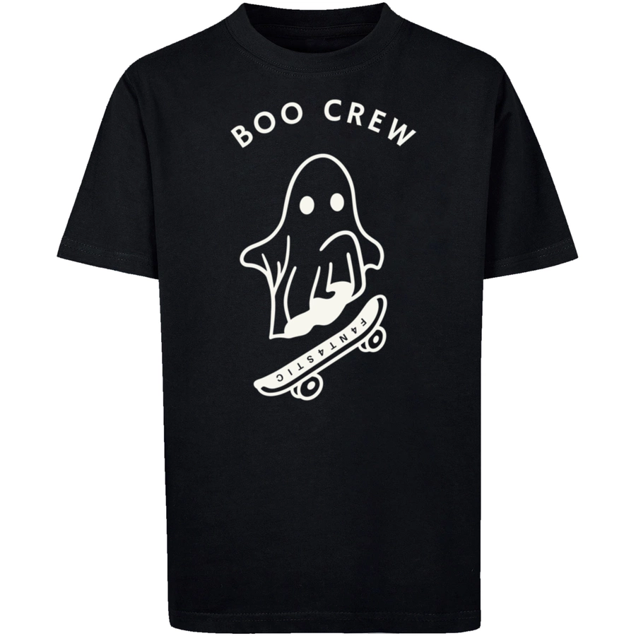 F4NT4STIC T-Shirt Boo Crew Halloween schwarz