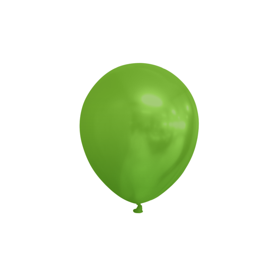 Lime Groene Ballonnen Metallic 13cm 100st