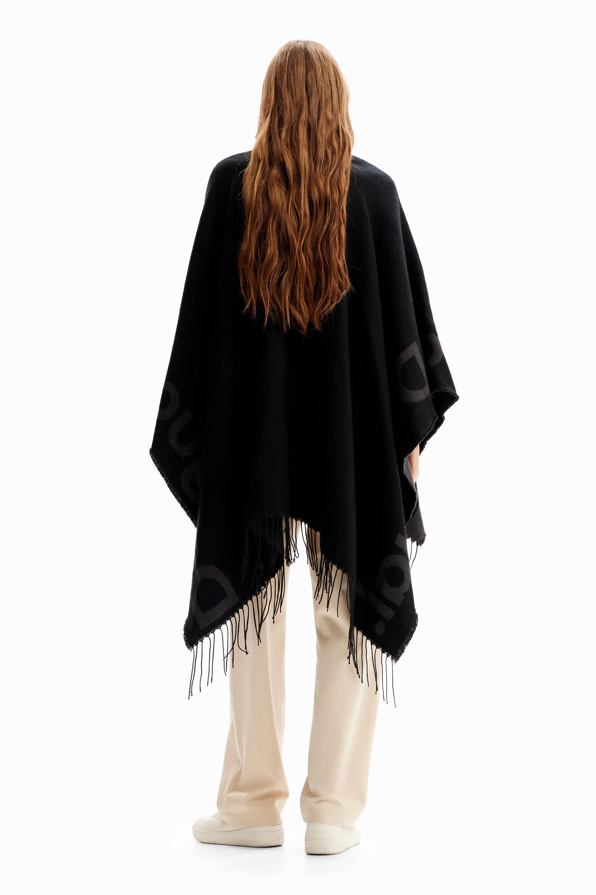 Poncho réversible logo