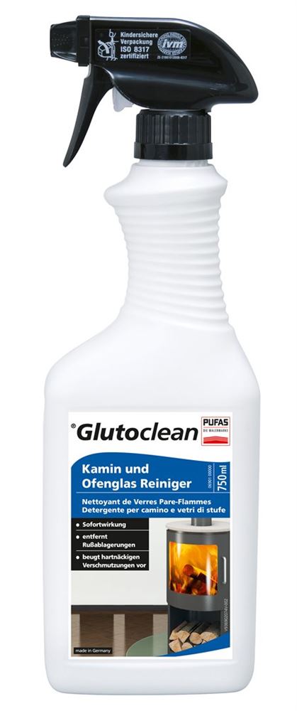 GLUTOCLEAN Kamin Ofenglas Reiniger Fl 750 ml