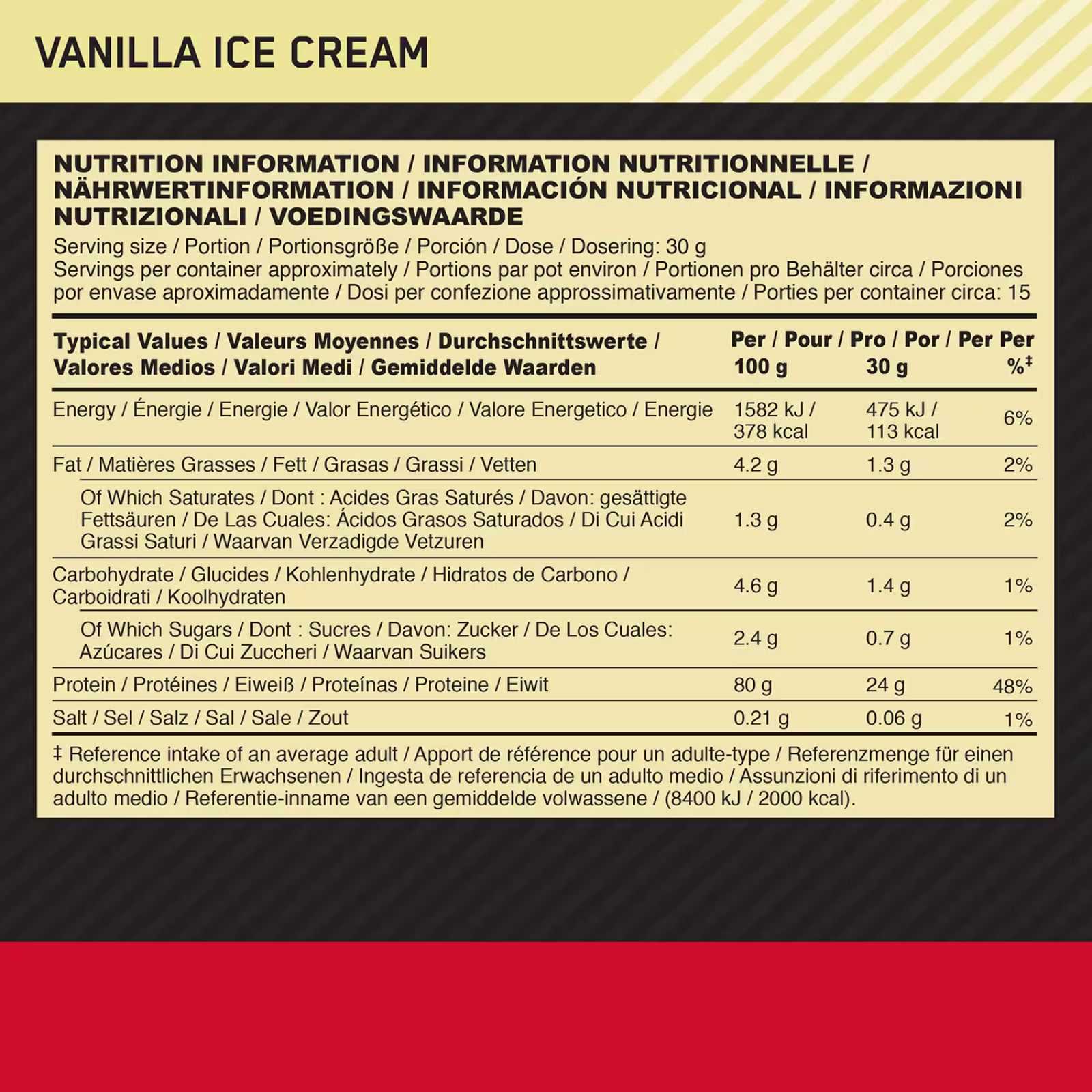 Optimum Nutrition 100% Whey Gold Standard 450 g