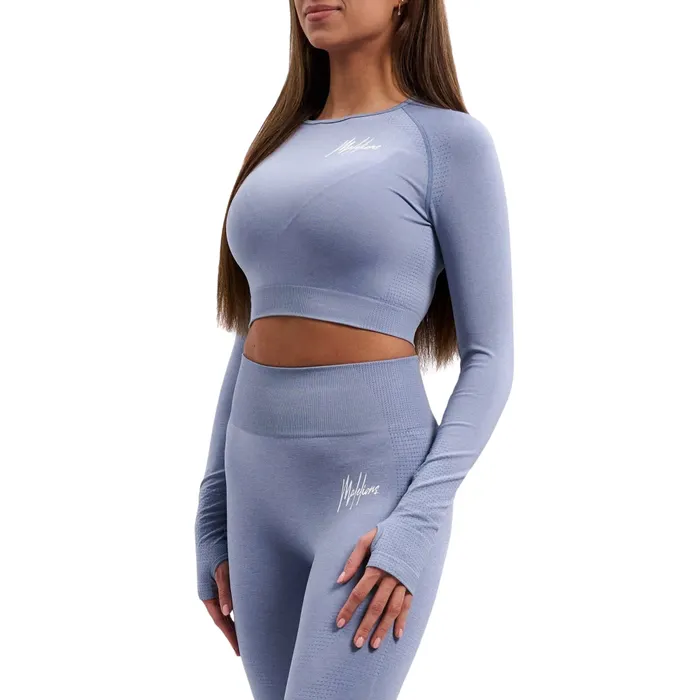 Malelions Sport Seamless Cropped Shirt Dames