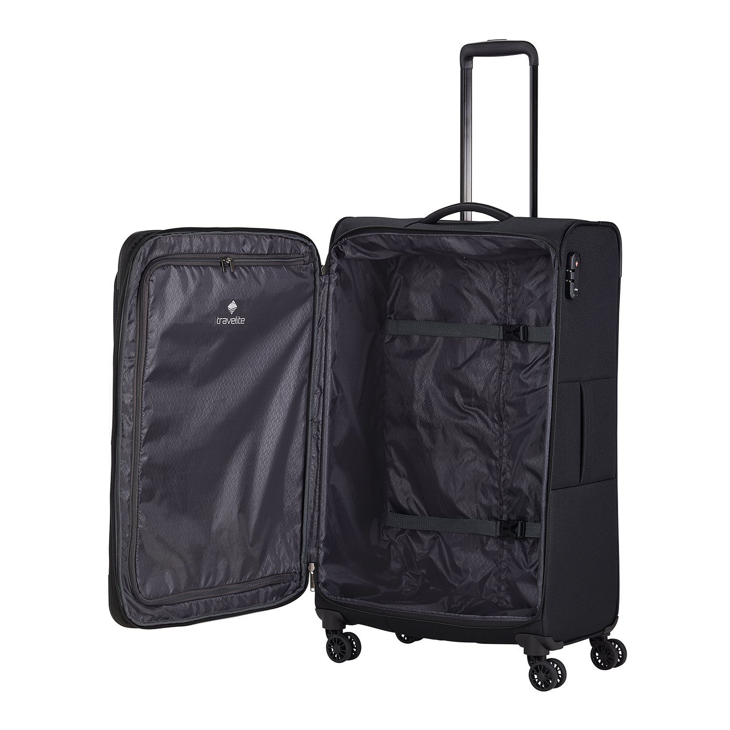 Travelite Chios 4 Wiel Trolley L black
