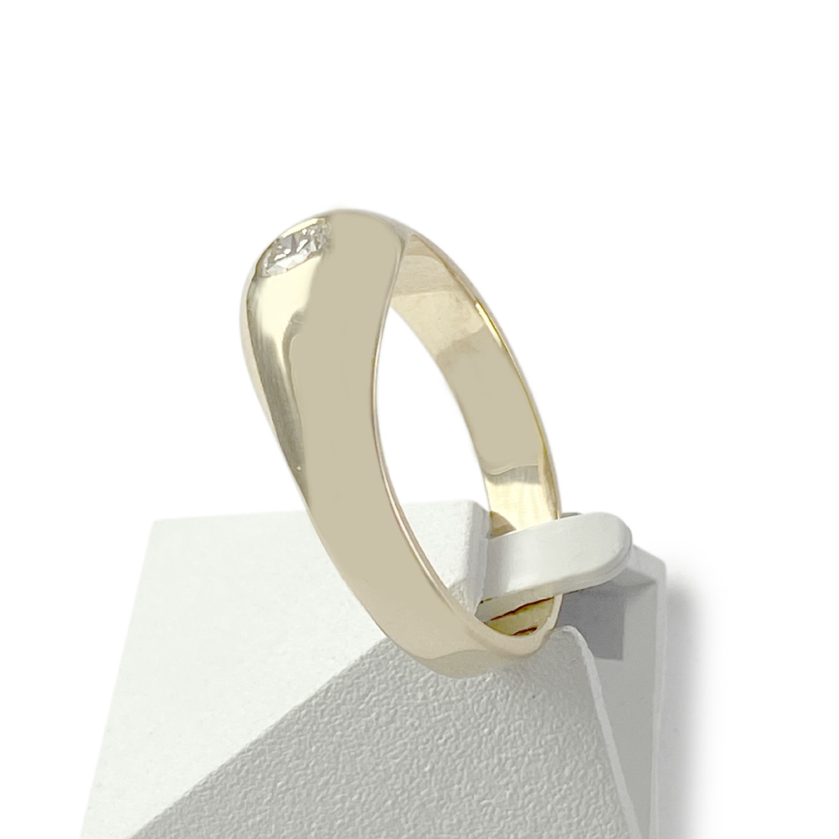 Bague d'occasion or 750 jaune diamant