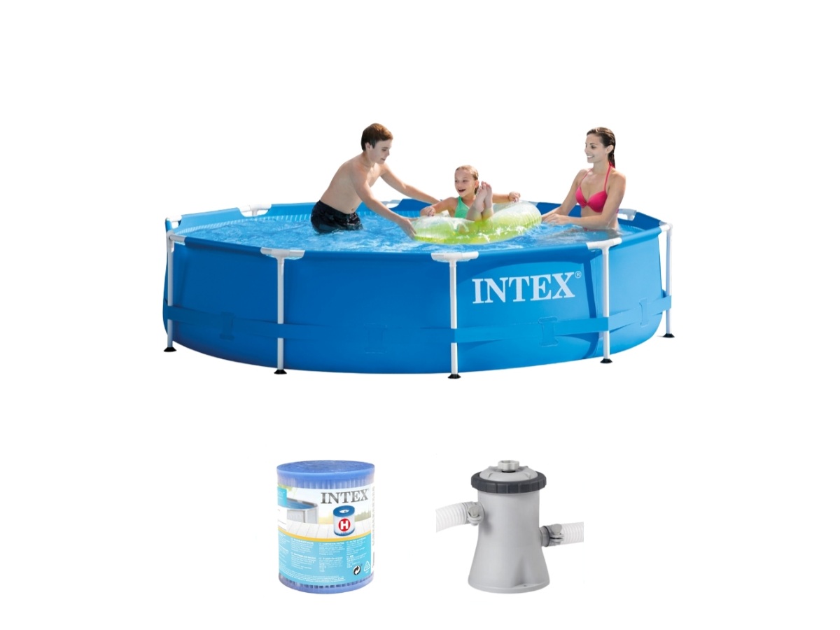 Intex metal frame 305x76cm zwembad – 3-delig