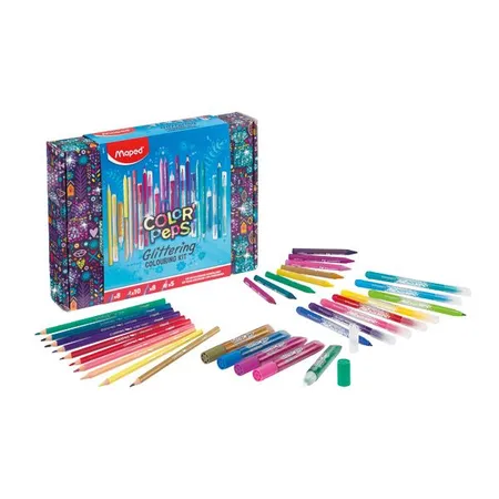 Maped Malset Color'Peps Glittering 31 Teile Faltschachtel
