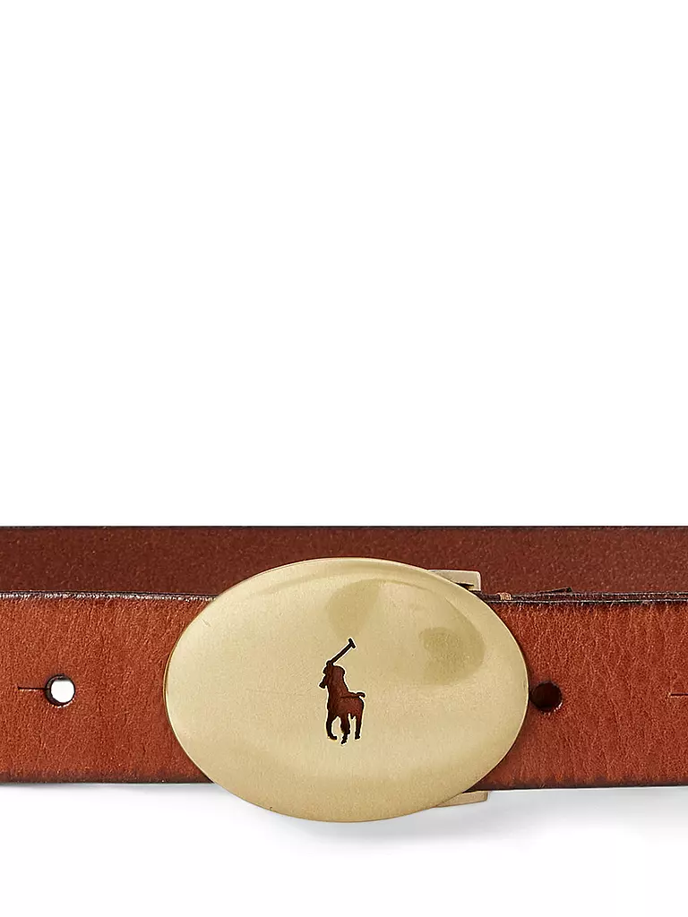 POLO RALPH LAUREN Ledergürtel braun