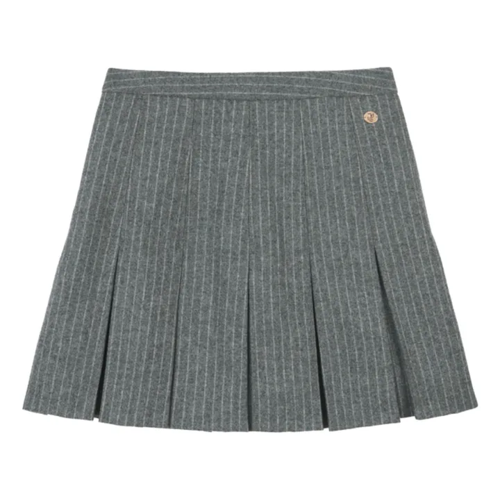 Tressé Jupe Jinita Laine | Gris