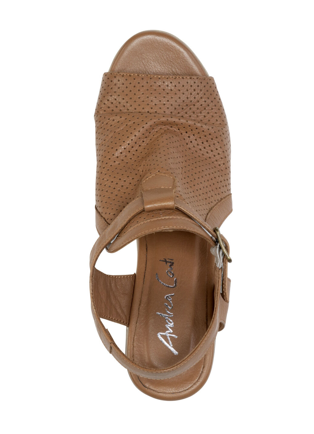 Andrea Conti Sandalette mit Zier-Perforation