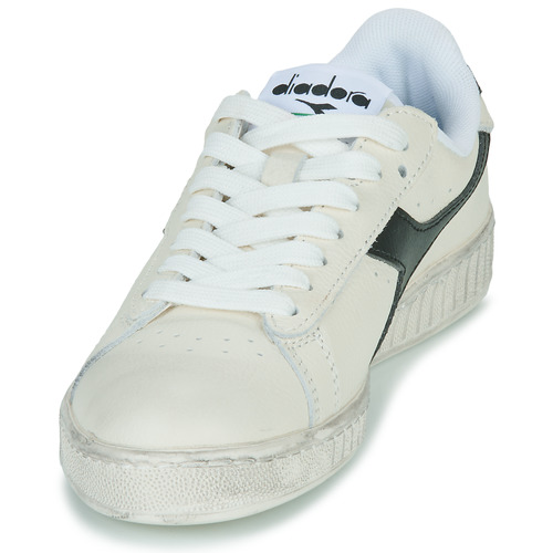 Diadora - GAME L LOW WAXED - Blanc / Noir