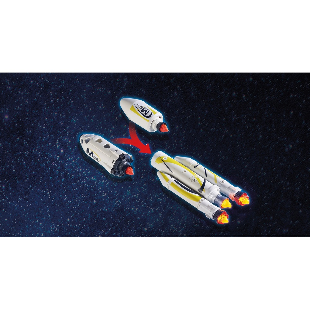Playmobil 9488 Weltraummission Rakete mit Startrampe, Licht und Sound