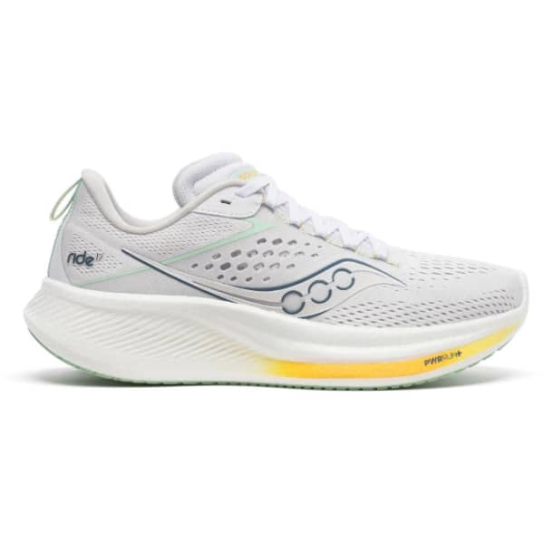 Chaussure running SAUCONY RIDE 17 W WHITE/PEEL
