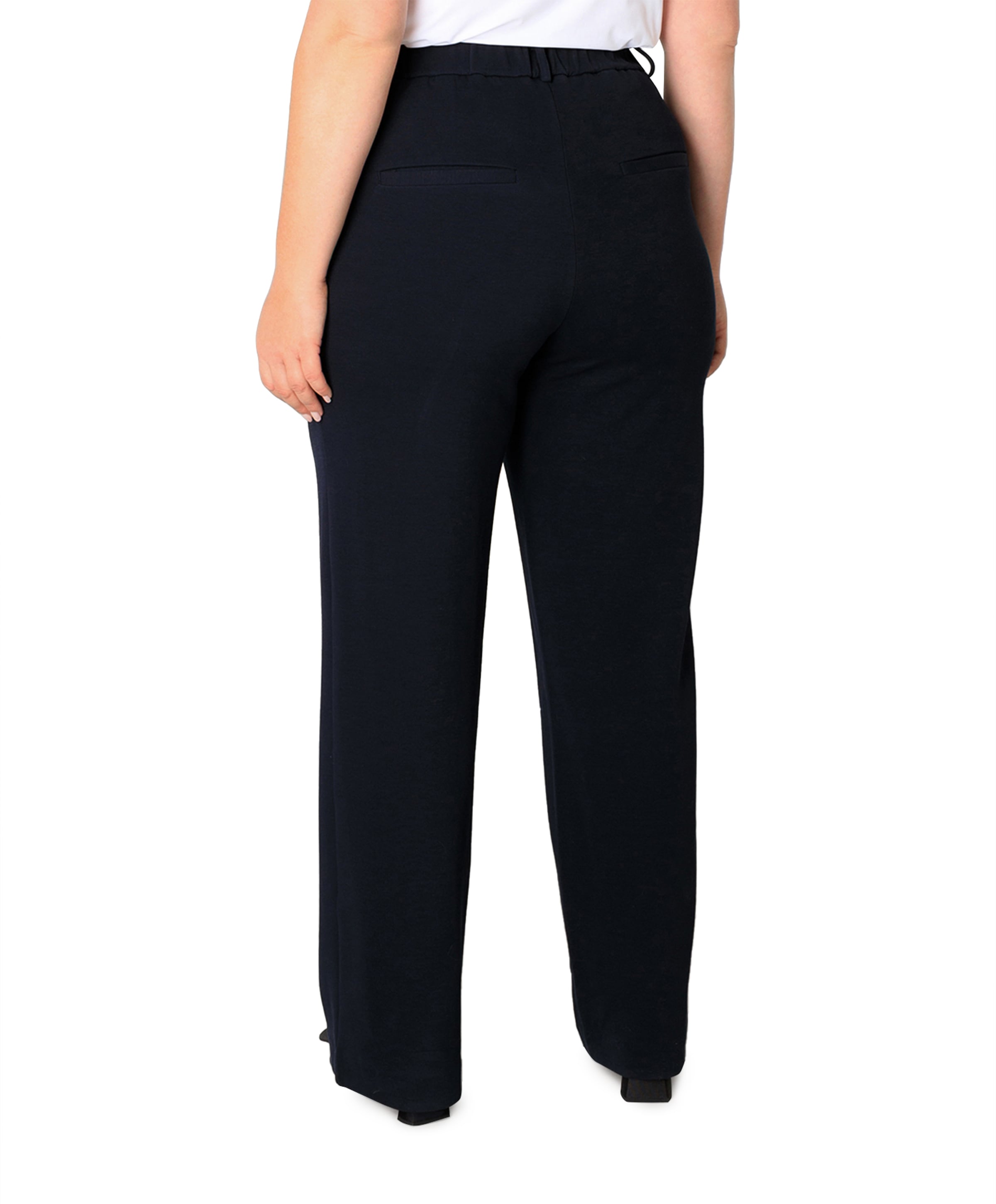 Base Level Curvy Yorinthe dames broek blauw